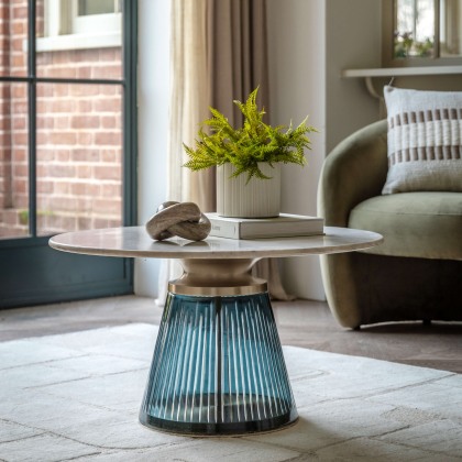 Gallery Direct Seville Blue Coffee Table