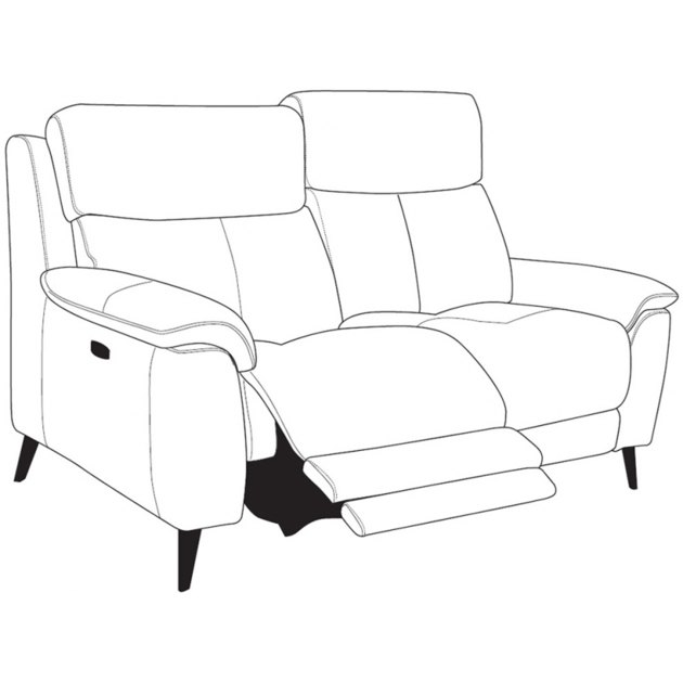 Rinaldi 2 Seater Power Recliner Sofa