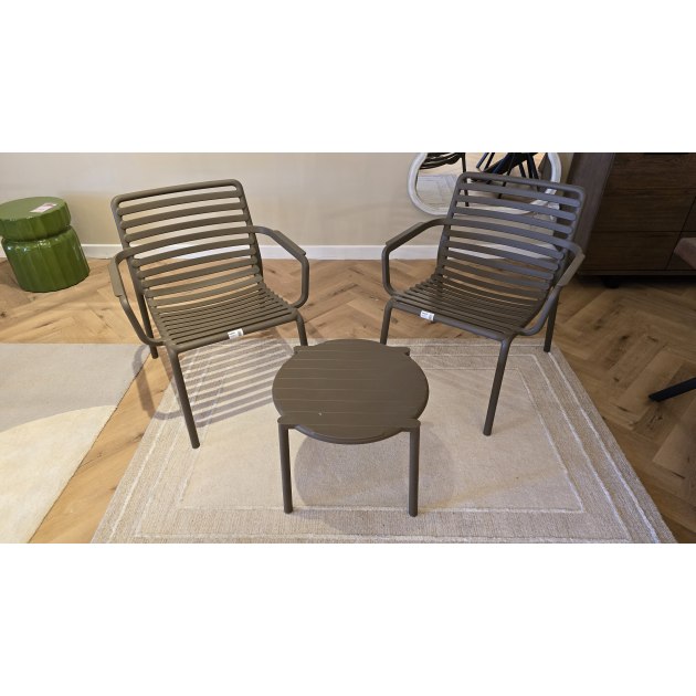 Nardi 2x Relax Chairs & Tabacco Table Nardi 2x Relax Chairs & Tabacco Table
