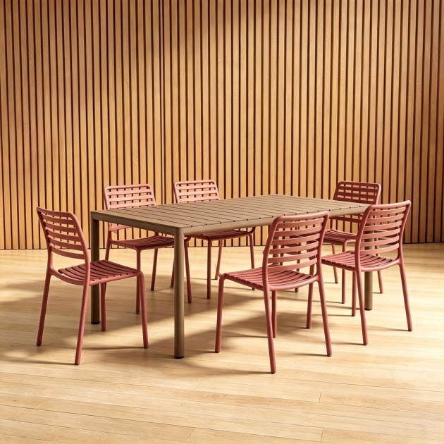 Nardi Paive outdoor table 160cm set with 6 chairs