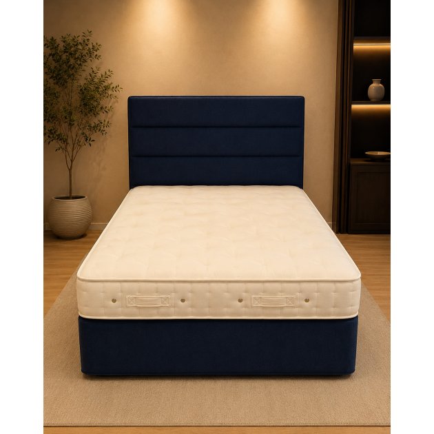 Hypnos - 4.6' Ortho Natural 1000 Divan Set Plus 135cm Slim Headboard Hypnos - 4.6' Ortho Natural 1000 Divan Set Plus 135cm Slim Headboard