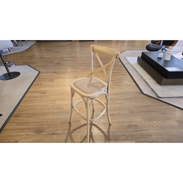 Cafe Barstool Oak/Rattan (5 Available)