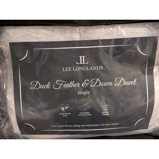 Sleepsense, 3' Duck & Down - Single Duvet Sleepsense, 3' Duck & Down - Single Duvet