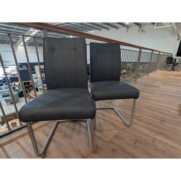 2x Tanaro Contour Dining Chairs