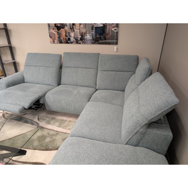 Empoli, Right Arm Corner Sofa, Left Hand Facing Armless with Power Recliner