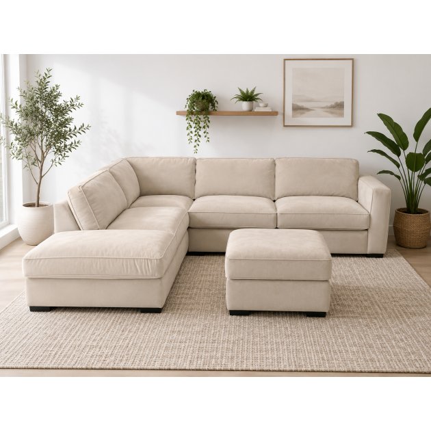 Nattuzi- Copenhagen LHF Corner Sofa Plus Ottoman Nattuzi- Copenhagen LHF Corner Sofa Plus Ottoman