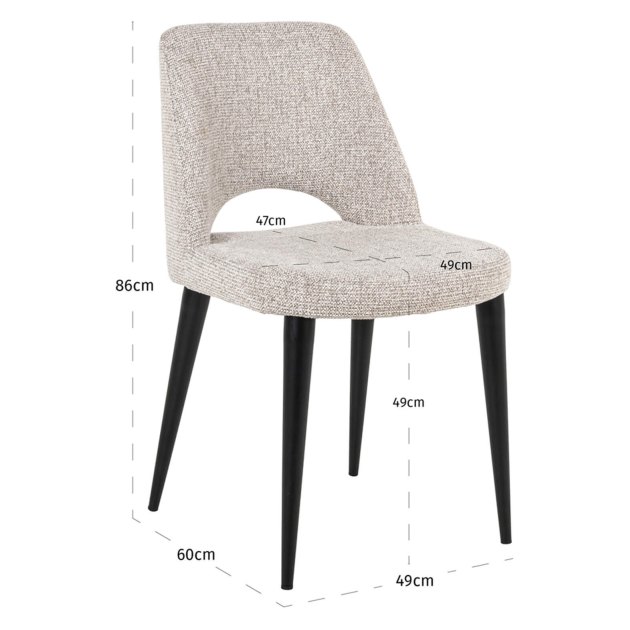 Tabitha Natural Fancy Dining Chair