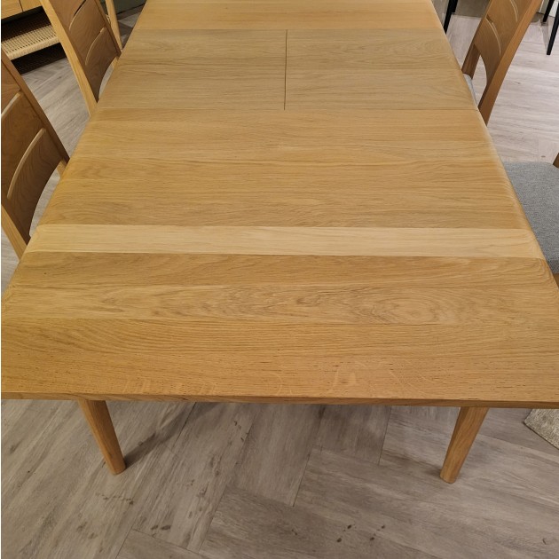 Ercol Romana medium extending dining table & 4 Romana dining chairs