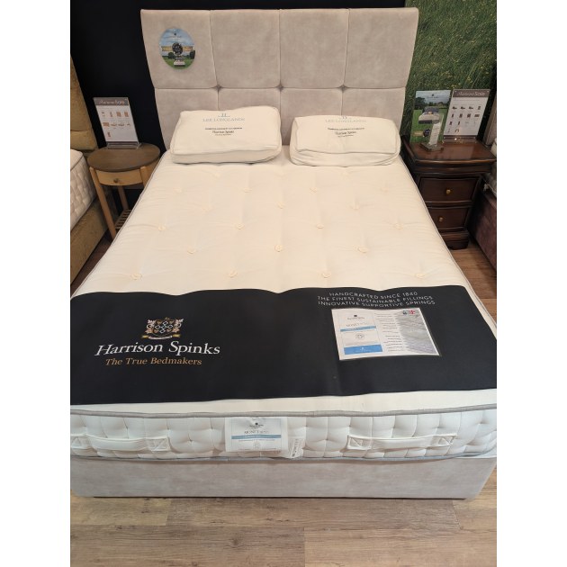 Harrison Spinks - 5' Monet 18750, Standard Pocket Sprung Base with Chicago Headboard Harrison Spinks - 5' Monet 18750, Standard Pocket Sprung Base with Chicago Headboard