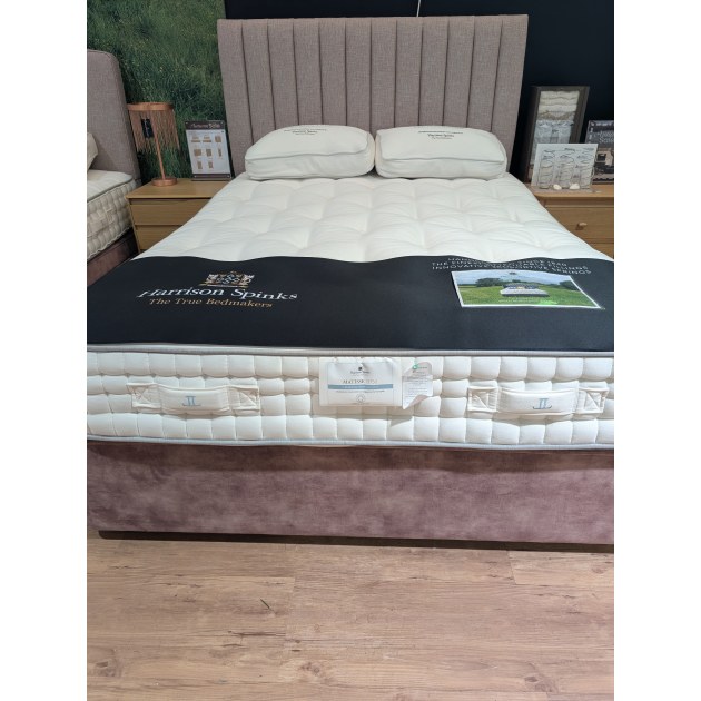 Harrison Spinks - Matisse 13750 5' Mattress, Standard Pocket Sprung Base with Florence Headboard Harrison Spinks - Matisse 13750 5' Mattress, Standard Pocket Sprung Base with Florence Headboard