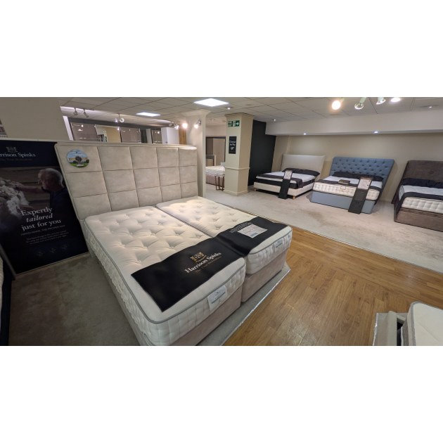 Harrison Super king Zip & Link Monet 18750 Mattress With Divan & Roma Headboard Harrison Super king Zip & Link Monet 18750 Mattress With Divan & Roma Headboard