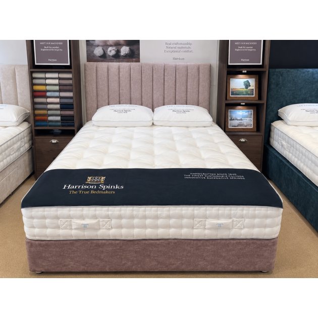 Harrison Spinks 5'0 Matisse 13750 Mattress Florence Headboard Divan Base