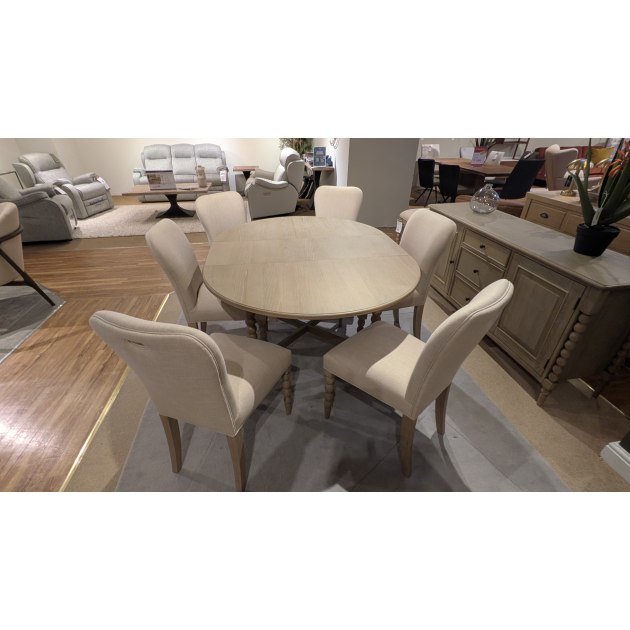 Artisan Round Dining Table With 6 x Chairs