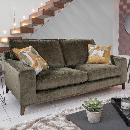 Charlotte Fabric 3 Seater Sofa