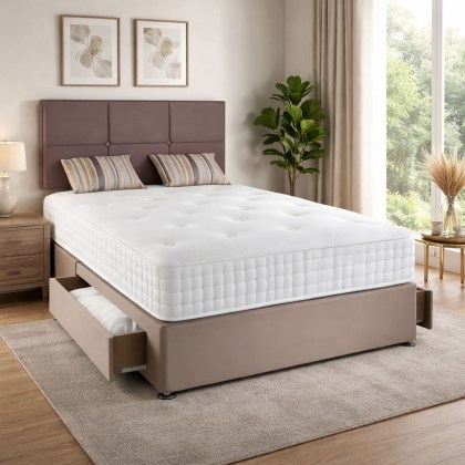 Royston 2000 Small Double Mattress & Divan Base Set Royston 2000 Small Double Mattress & Divan Base Set