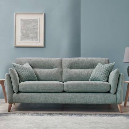 Amoura Fabric 3 Seater Motion Lounger