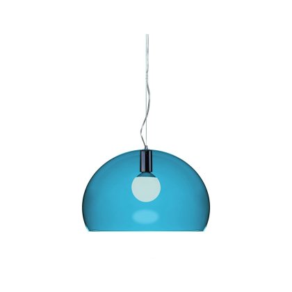 Kartell Fly by Ferruccio Laviani Petrol Blue Lamp