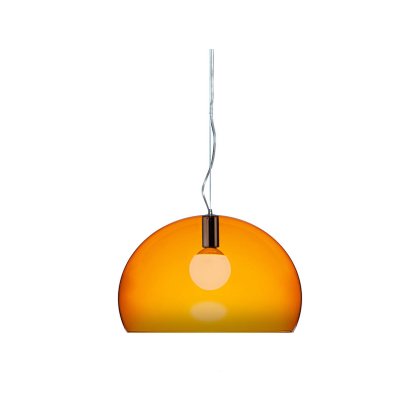 Kartell Fly by Ferruccio Laviani Orange Lamp