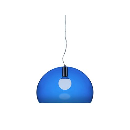 Kartell Fly by Ferruccio Laviani Blue Lamp