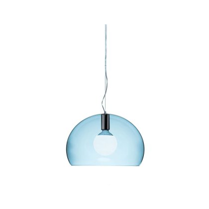 Kartell Fly by Ferruccio Laviani Small Cloud Blue Lamp