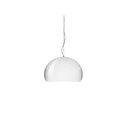 Kartell Fly by Ferruccio Laviani Small Metal Chromium Lamp