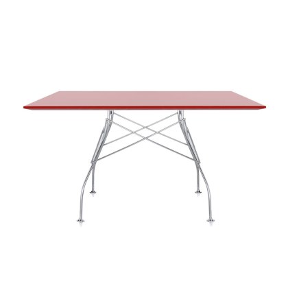 Kartell Glossy by Antonio Citterio Kartell Red Square Table Kartell Glossy by Antonio Citterio Kartell Red Square Table