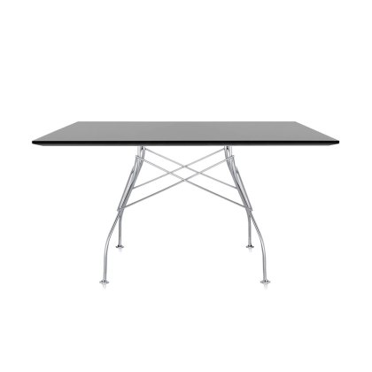 Kartell Glossy by Antonio Citterio Black Square Table Kartell Glossy by Antonio Citterio Black Square Table