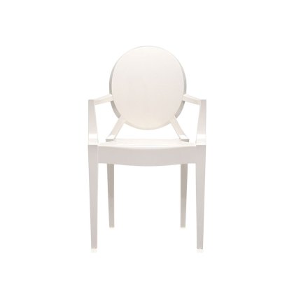 Kartell Louis Ghost by Philippe Starck Glossy White Chair