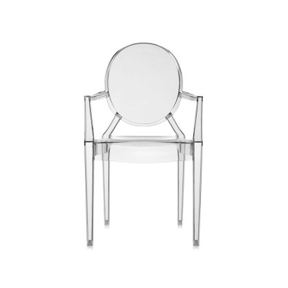 Kartell Louis Ghost by Philippe Starck Light Smoke Chair