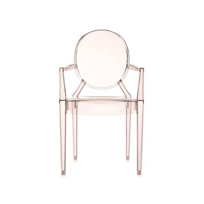 Kartell Louis Ghost by Philippe Starck Orange Sunset Chair