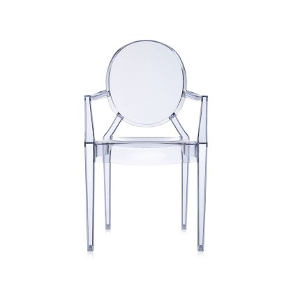 Kartell Louis Ghost by Philippe Starck Ice Blue Chair