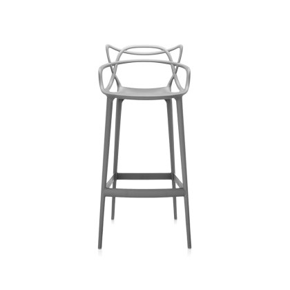 Kartell Masters by Phillippe Starck Stool H.75 Grey Kartell Masters by Phillippe Starck Stool H.75 Grey