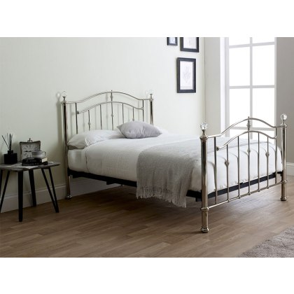 Callie 5'0 King Crystal Finials Bedframe Callie 5'0 King Crystal Finials Bedframe