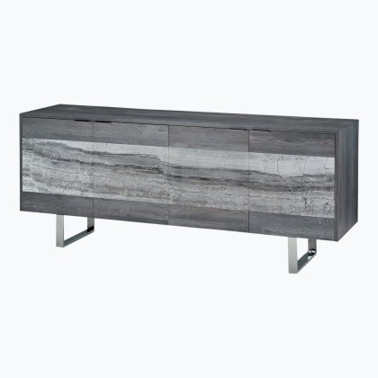 Stone International Hansetta 4 Door Sideboard Stone International Hansetta 4 Door Sideboard