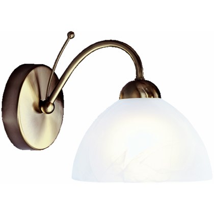 Milanese Antique Brass Wall Light Milanese Antique Brass Wall Light