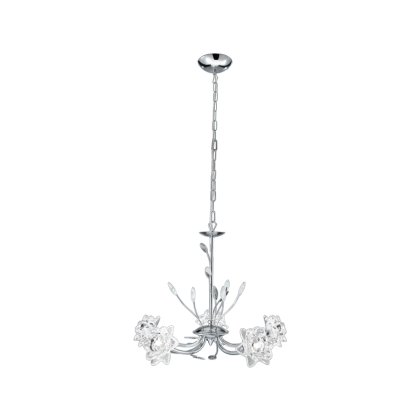 Bellis Chrome Multi Arm Pendant