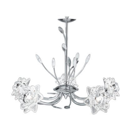 Bellis Chrome Multi Arm Pendant