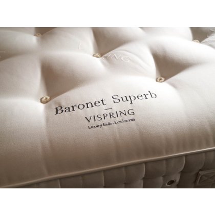 Vispring Baronet Superb Super King Divan Bed Base & Mattress Vispring Baronet Superb Super King Divan Bed Base & Mattress