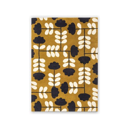Brink & Campman Orla Kiely Cut Stem Dijon Rug 280cm x 200cm