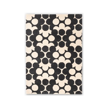 Brink & Campman Orla Kiely Puzzle Flower Slate Rug 230cm x 160cm