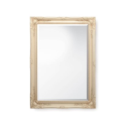 Classic Swept Frame Ornate Mirror - Ivory Classic Swept Frame Ornate Mirror - Ivory