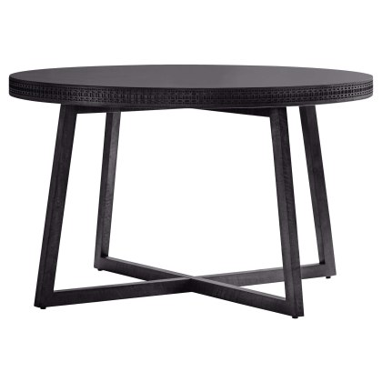 Gallery Direct Boho Round Dining Table, Black
