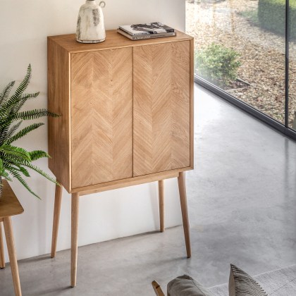 Gallery Direct Milano Cocktail Cabinet