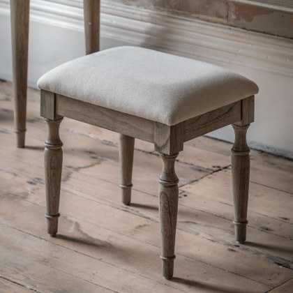 Gallery Direct Rustique Dressing Stool Gallery Direct Rustique Dressing Stool