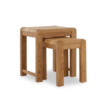 Nordic Dining Oak Nest of Tables Nordic Dining Oak Nest of Tables