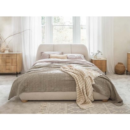 Raffi Bedroom King Boucle Bedframe