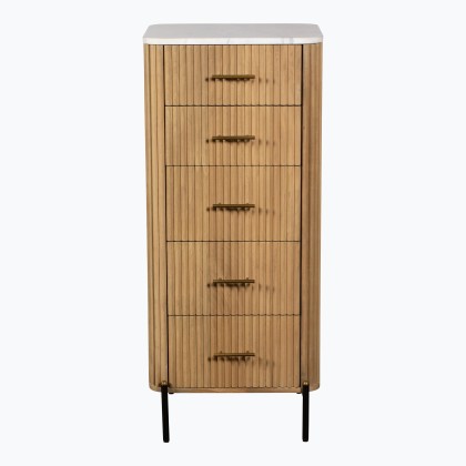 Raffi Bedroom 5 Drawer Tall Chest Raffi Bedroom 5 Drawer Tall Chest