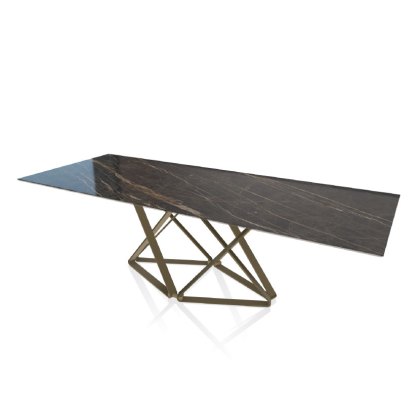 Bontempi Delta Rectangular Fix Dining Table 2.5M