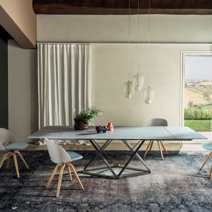 Bontempi Delta 1.6m Rectangular Extending Dining Table