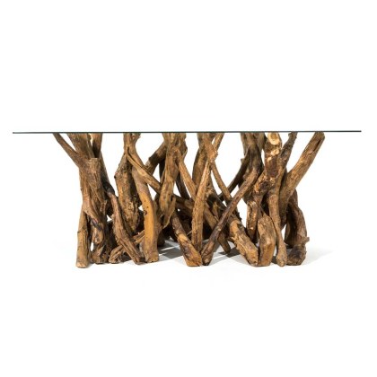 Root Rectangular Teak Root 180cm Dining Table